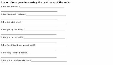 grade 2 irregular verbs stones worksheet