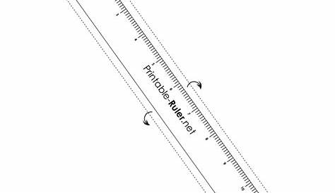 Elementary rulers - Printable Ruler