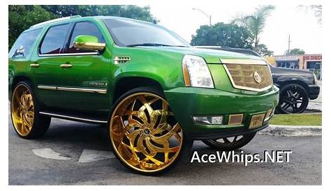 squatted cadillac escalade