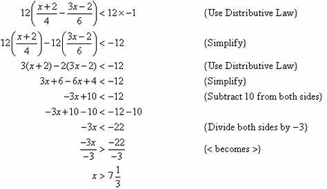 how to solve for inequalities with fractions