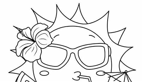 Printable Coloring Pages Of Summer