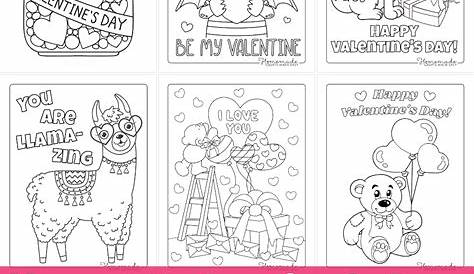 kids valentines cards printable