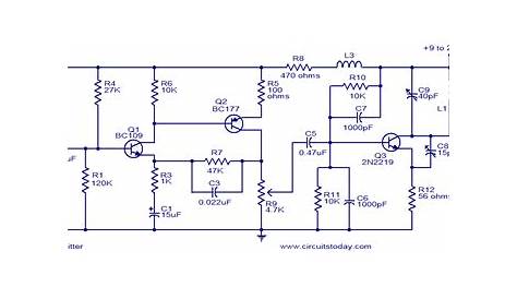 5 Km Tv Transmitter Circuit Diagram