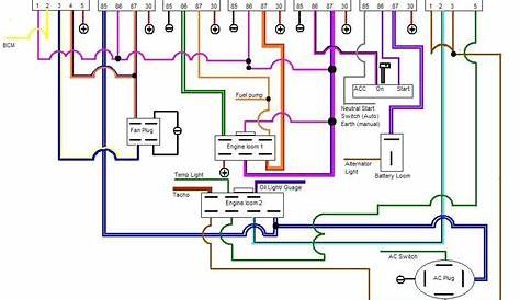 vy commodore engine wiring loom