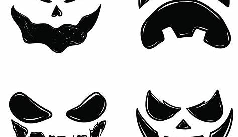 scary pumpkin carving templates printable