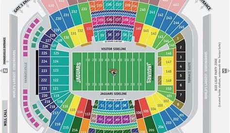 jaguars stadium seating chart