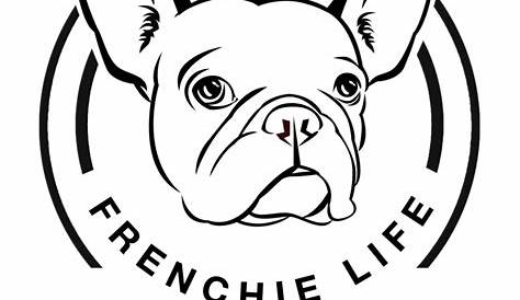 outline of french bulldog