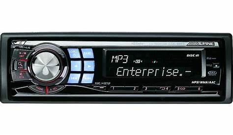 Alpine CDA-9883 CD receiver with MP3/WMA/AAC playback at Crutchfield Canada