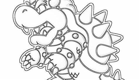 Bowser Coloring Pages To Print - Coloring Home