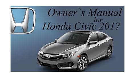 Owners Manual For Honda Civic 2017 for PC - How to Install on Windows