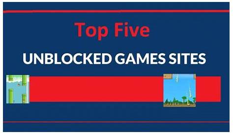 Online Game Websites Unblocked