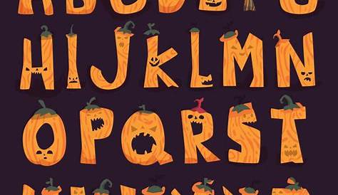 halloween printable letters