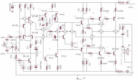 300 watt power amplifier circuit diagram