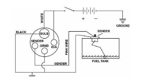 wiring diagram for marine fuel gauge