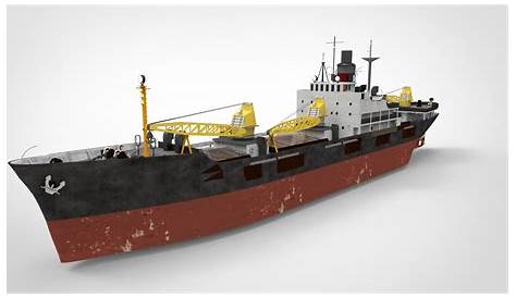 3D model Cargo Vessel | CGTrader