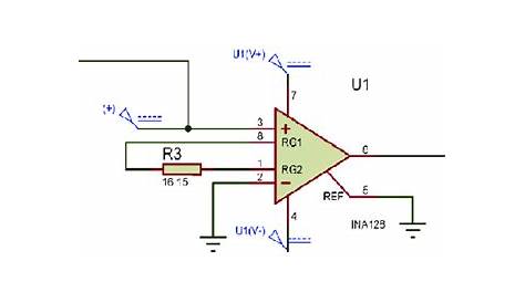 EMG Instrumentation Amplifier Circuit. | Download Scientific Diagram