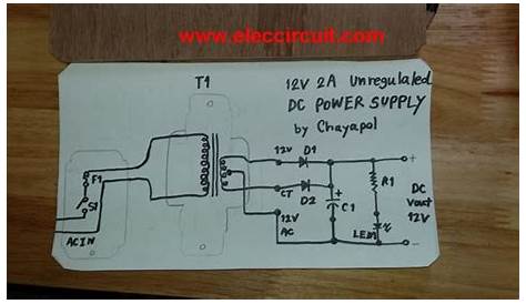12 Volt Smps Circuit Diagram