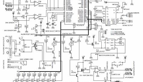 circuit diagram of alarm system