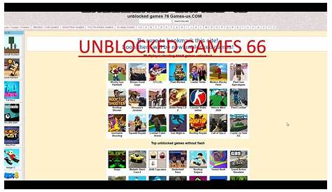 learn and have fun with unblocked 66 games
