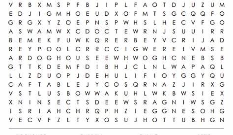 large word search printable