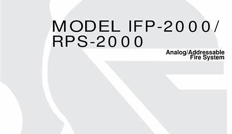 HONEYWELL SILENT KNIGHT RPS-2000 INSTALLATION AND OPERATION MANUAL Pdf