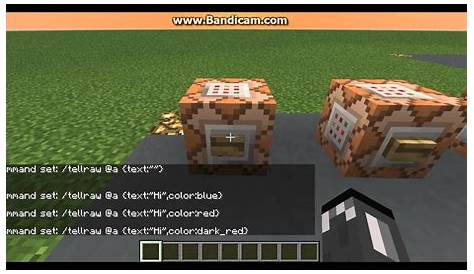 Minecraft - Tutorial - /tellraw Command [1.8.8] - YouTube