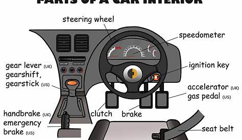 interior car part diagram