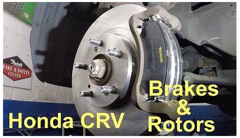 How to replace front Brakes and rotors on 2005 Honda CRV | Brakes and