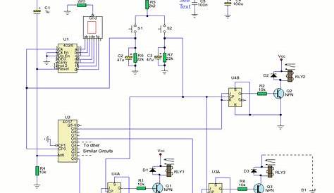 Schematic 10 Way Electronic Switch | Circuit Schematic learn