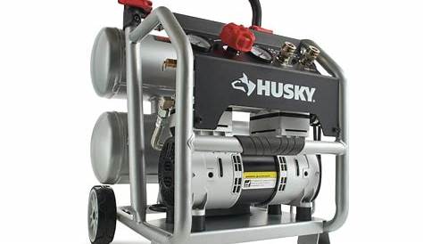 Husky 4.5 Gal. Portable Electric-Powered Silent Air Compressor-3320445