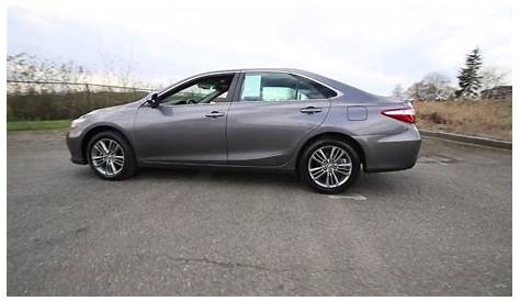 2015 Toyota Camry SE | Predawn Gray Mica | FU085532 | Seattle | Sumner