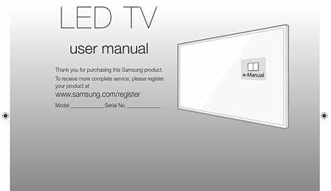 samsung user manual 6 series