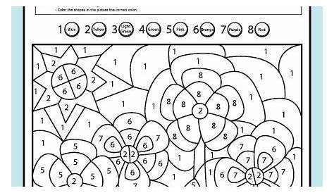 Fun and Interactive Preschool Worksheets Adult Color By Number, Color