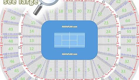 Rod Laver Arena Seat Map