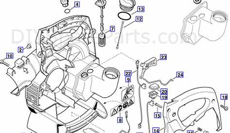 stihl bg 55 carburetor diagram