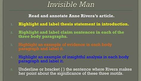PPT - Motifs in Invisible Man PowerPoint Presentation, free download