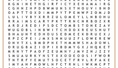 15 Best Free Printable Halloween Word Search For Kids PDF for Free at