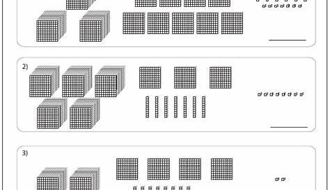 Ones Tens Hundreds Chart Spanish