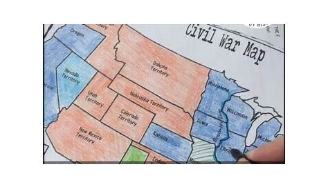 Civil War Map Activity by History Gal | Teachers Pay Teachers
