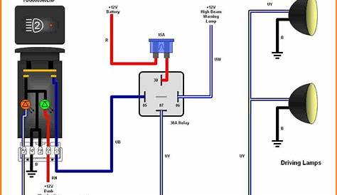5 pin relay wiring schematic
