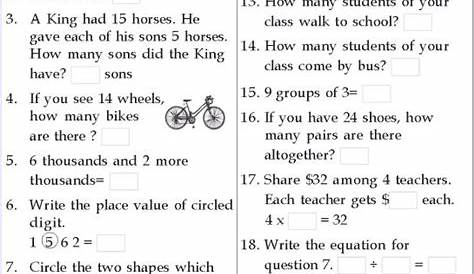 mental maths worksheets for class 3 of 6 multiplication worksheets