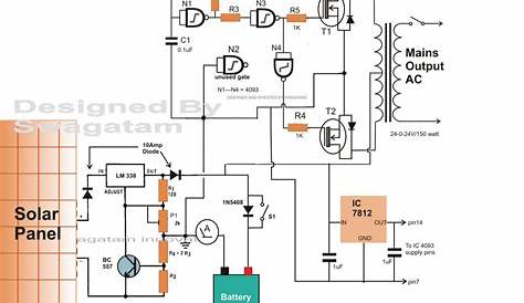 free solar inverter circuit diagram