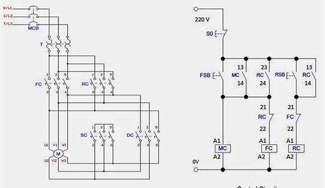 auto reverse forward control circuit diagram