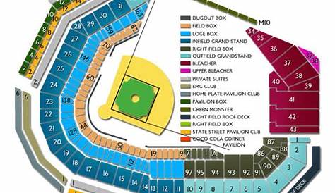 Fenway Park Seating Chart Interactive