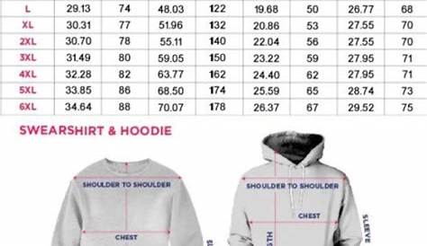 gap hoodie size chart