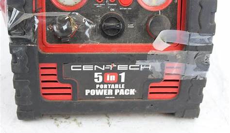 Centech 900 Jump-starter Manual