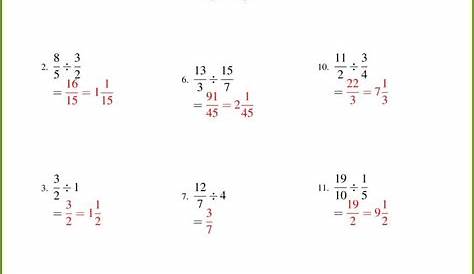 dividing unit fractions worksheet