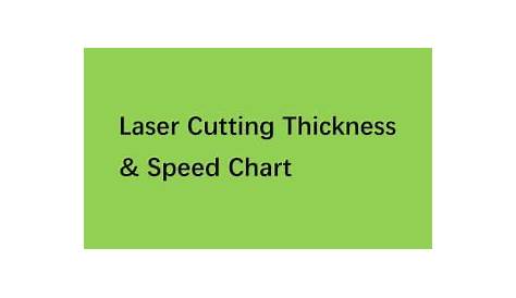 fiber laser cutting thickness chart