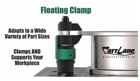 Position-Flexible Floating Clamps from Carr Lane Mfg. for Aerospace CNC