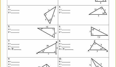 4 Worksheet Trigonometric Ratios sohcahtoa Answers | FabTemplatez